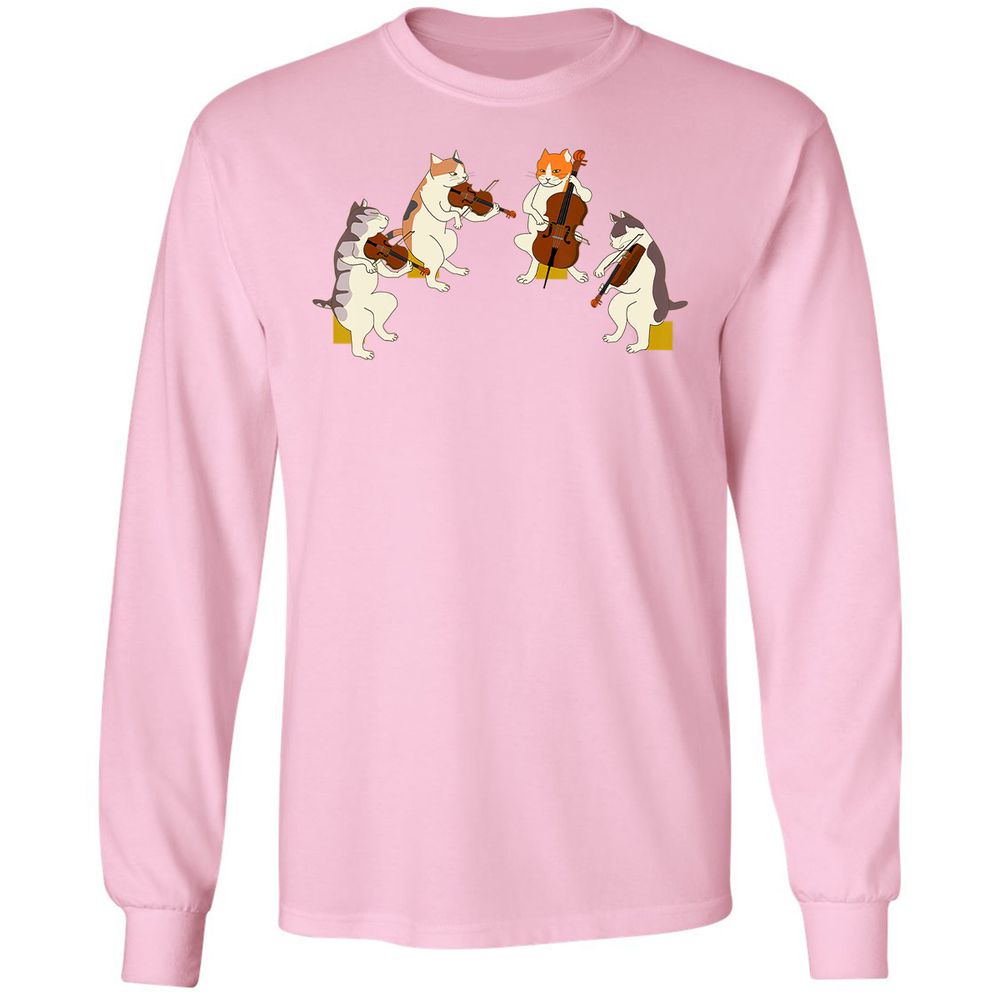 Long Sleeve T-Shirt - V2KNZXWS - Light Pink - 3