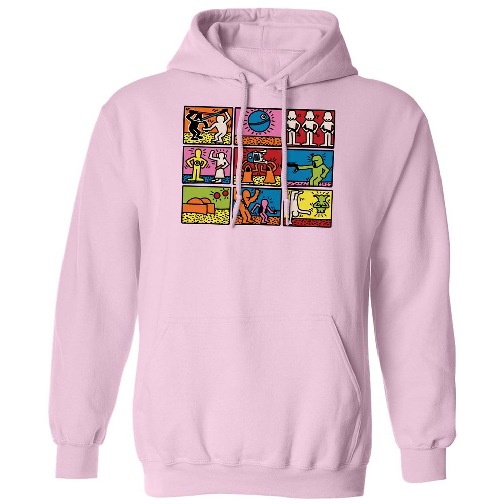 Classic Unisex Hoodie - 8H8FSJXT - Light Pink - 3