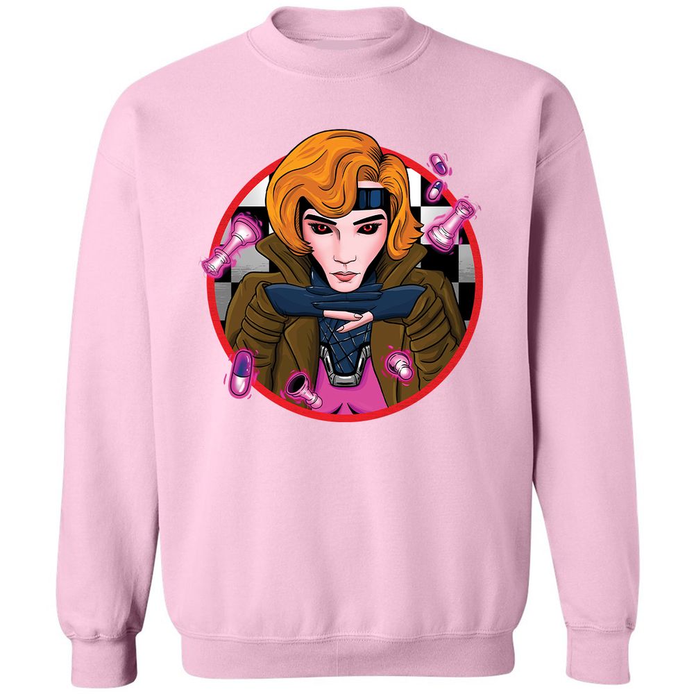 Classic Unisex Sweatshirt - BEMDX24L - Light Pink - 3