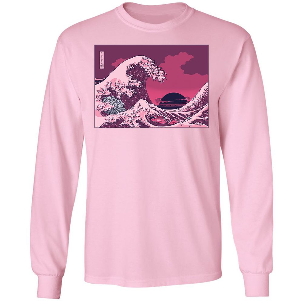 Long Sleeve T-Shirt - 4TNTMYQ7 - Light Pink - 3