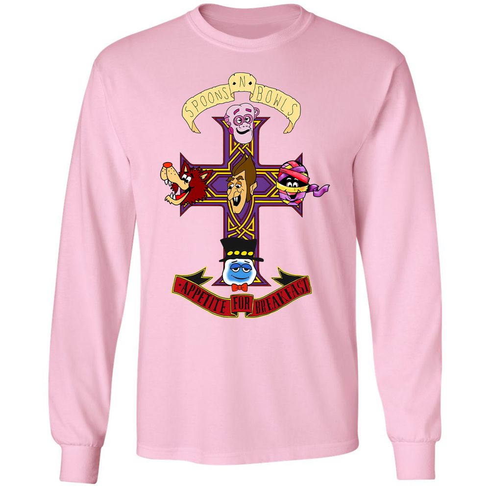 Long Sleeve T-Shirt - RUQDN8SH - Light Pink - 3