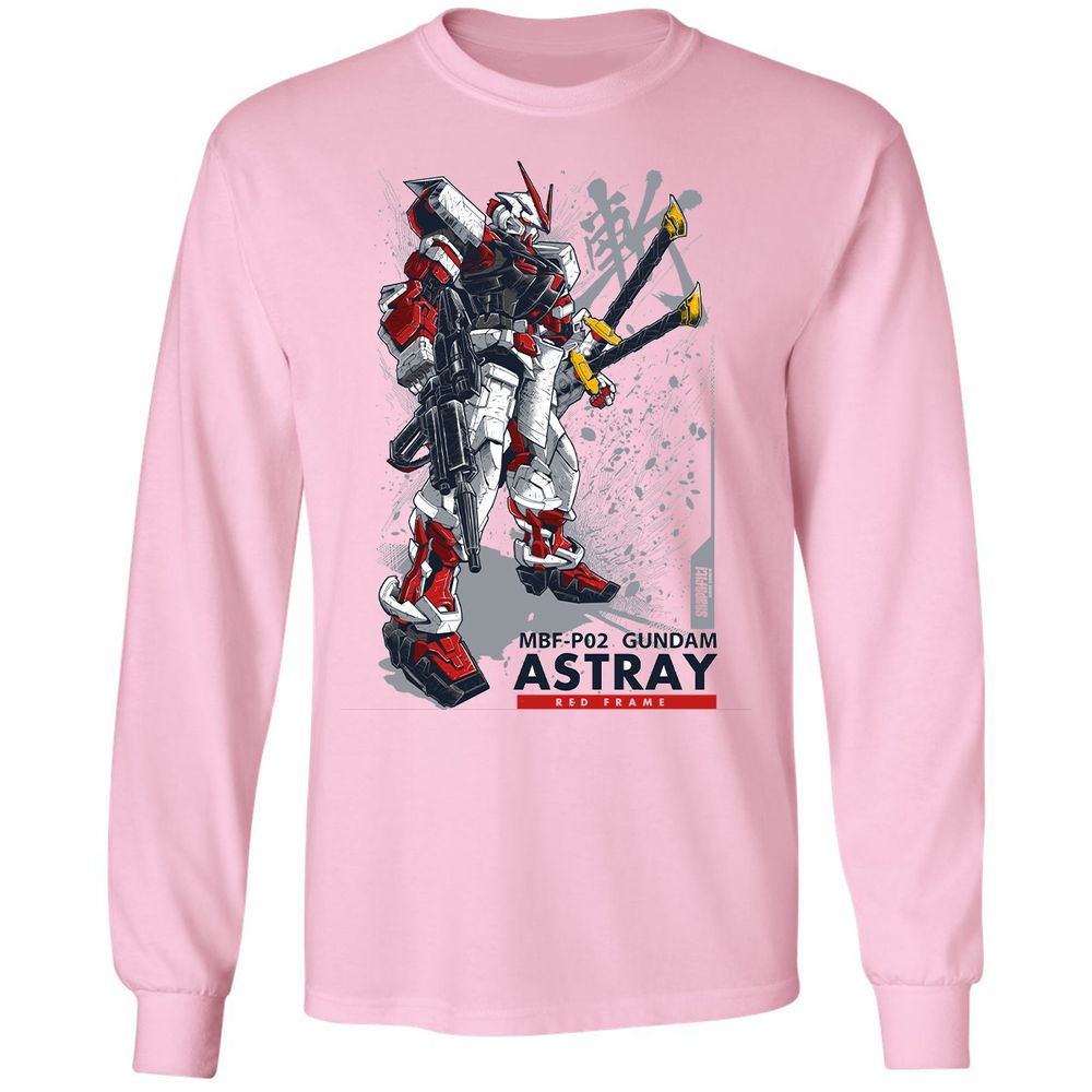 Long Sleeve T-Shirt - HBP8TUM3 - Light Pink - 3