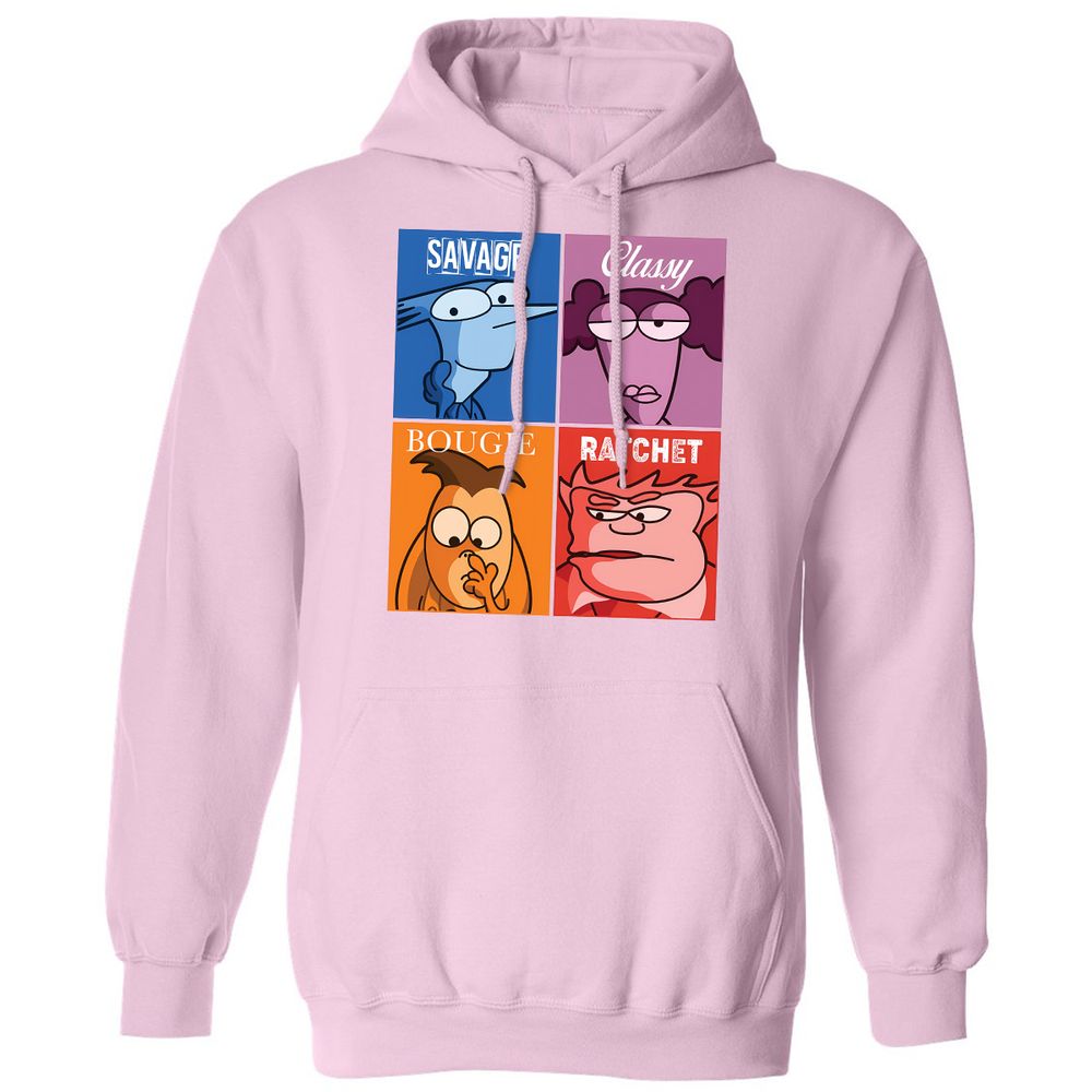 Classic Unisex Hoodie - 1H8KXP2R - Light Pink - 3