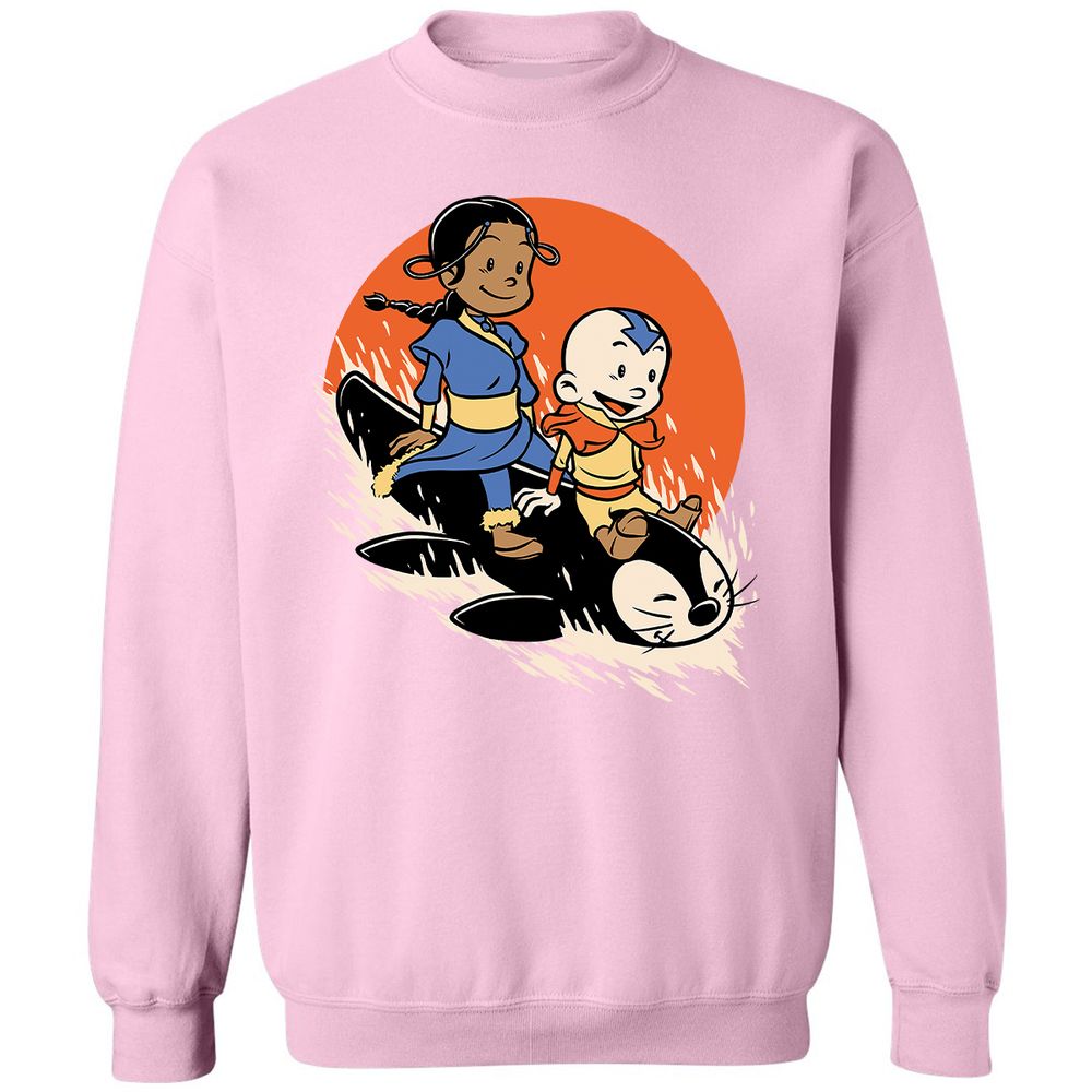 Classic Unisex Sweatshirt - P32EL6J3 - Light Pink - 3
