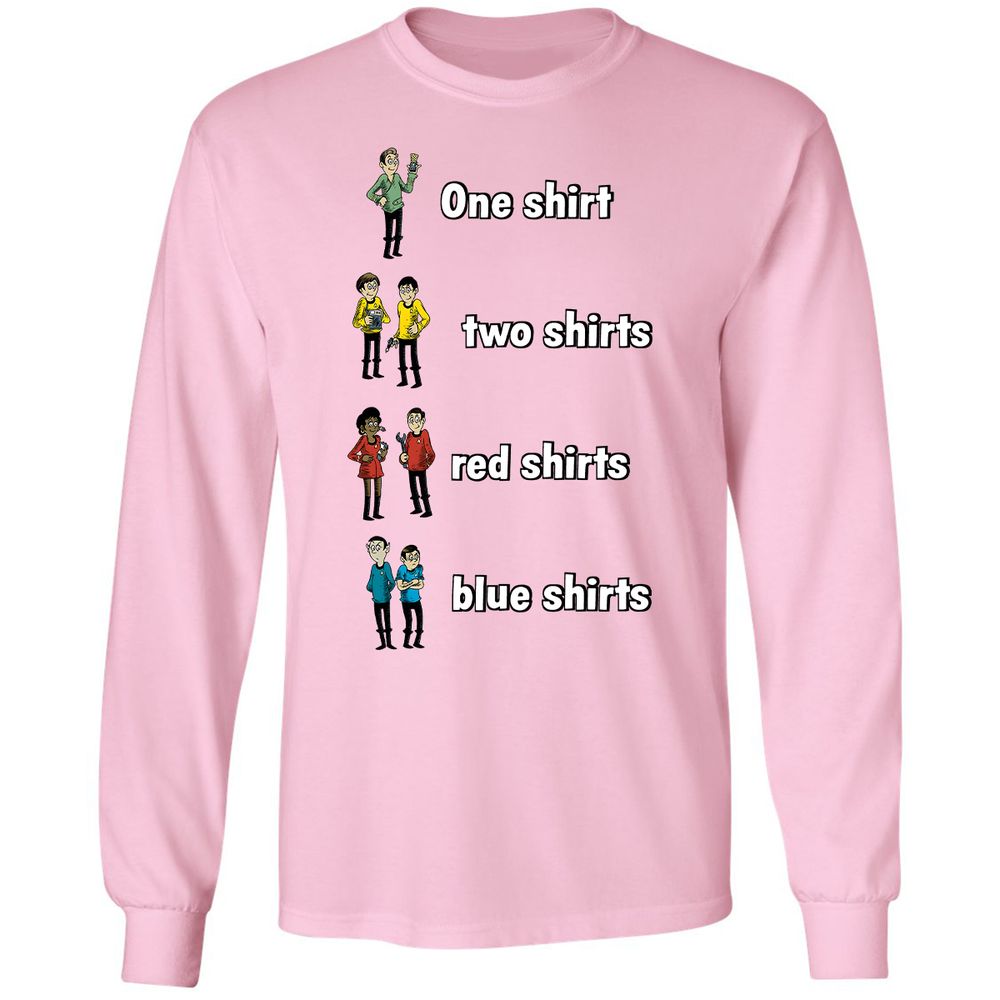 Long Sleeve T-Shirt - GW4NGA66 - Light Pink - 3