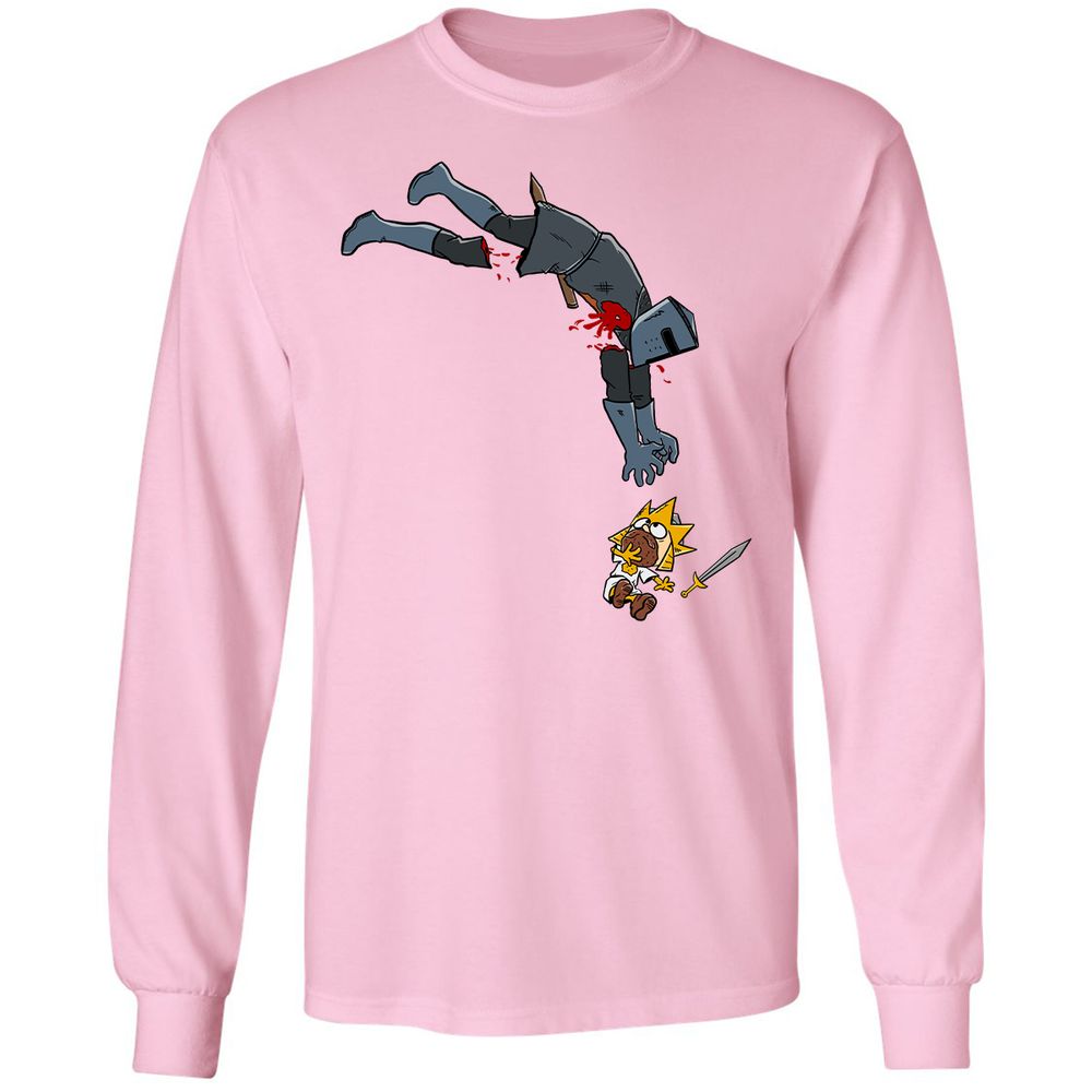 Long Sleeve T-Shirt - 6YJKRX83 - Light Pink - 3