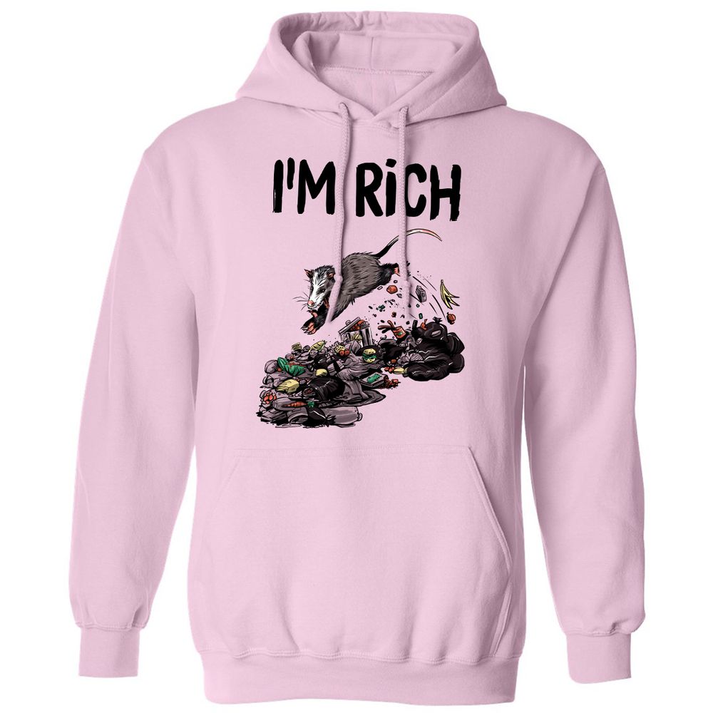 Classic Unisex Hoodie - GQ22HXX4 - Light Pink - 3