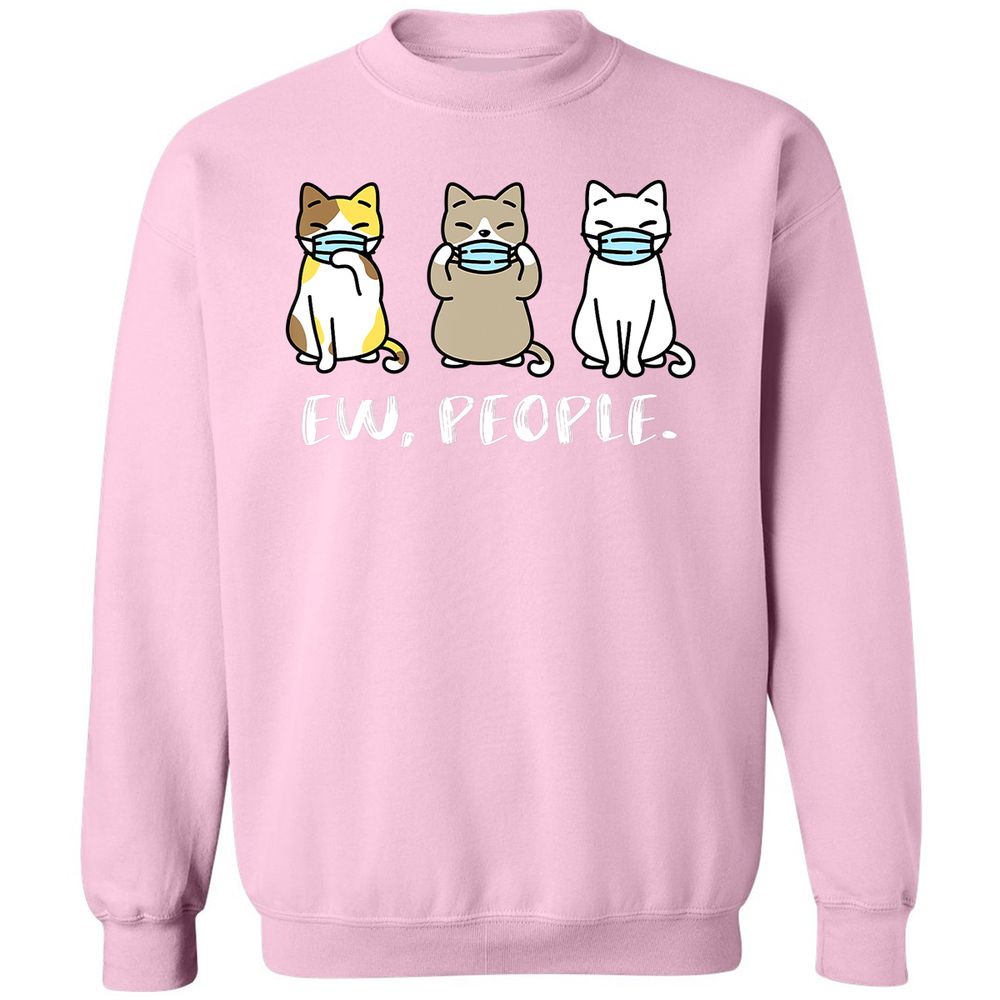 Classic Unisex Sweatshirt - SXW4ZW3H - Light Pink - 3