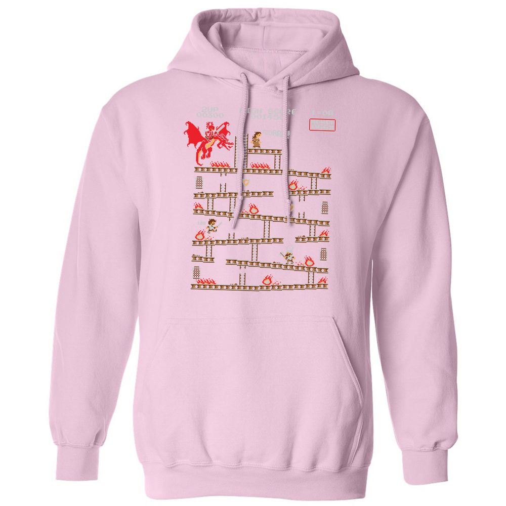 Classic Unisex Hoodie - FXJDMKYN - Light Pink - 3