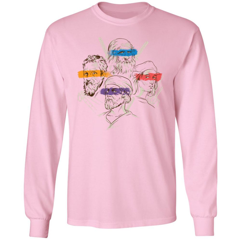 Long Sleeve T-Shirt - T7DP1T2L - Light Pink - 3