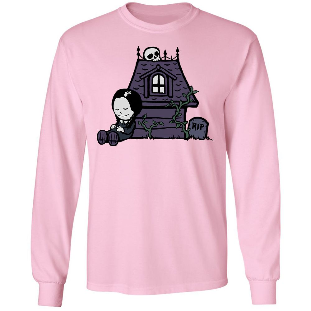 Long Sleeve T-Shirt - DJYSAHK3 - Light Pink - 3