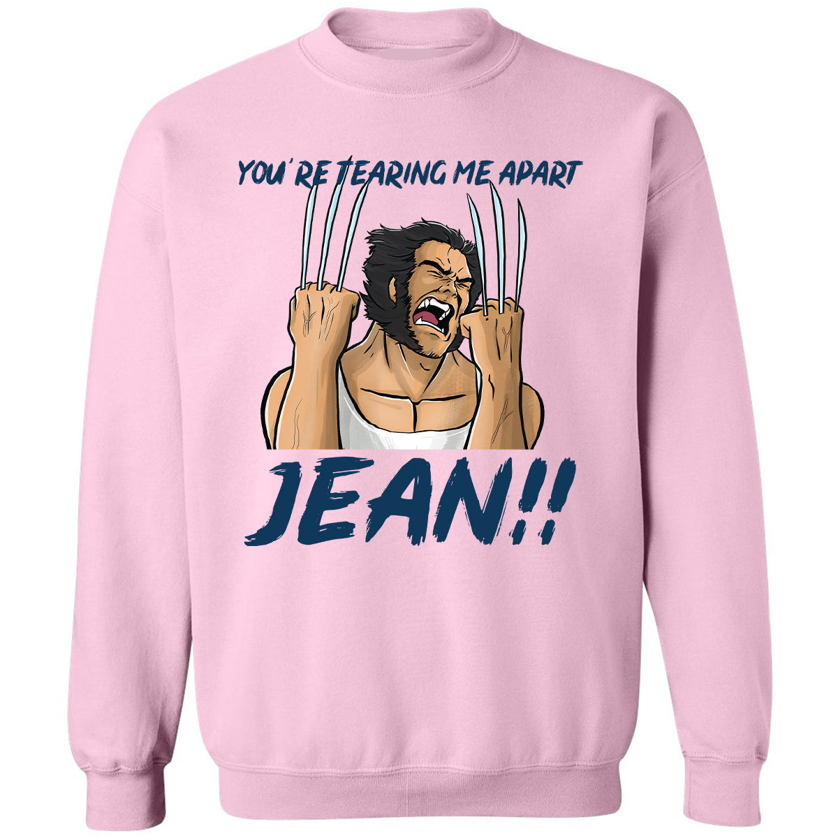 Classic Unisex Sweatshirt - JSCEJCDT - Light Pink - 3