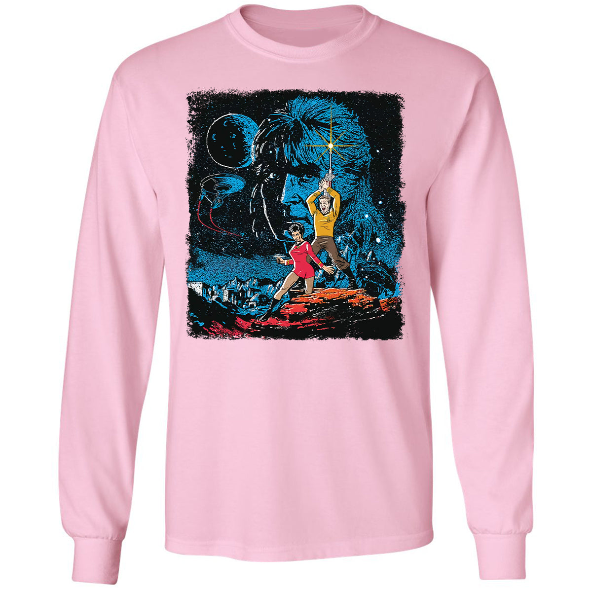 Long Sleeve T-Shirt - 3GBBXZ9V - Light Pink - 3