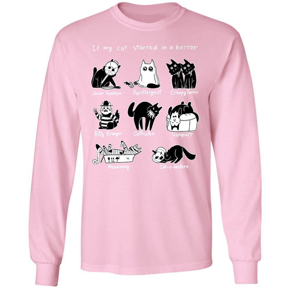 Long Sleeve T-Shirt - AELJHD4Z - Light Pink - 3