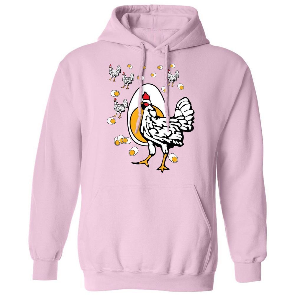 Classic Unisex Hoodie - 9E4PCH5Q - Light Pink - 3