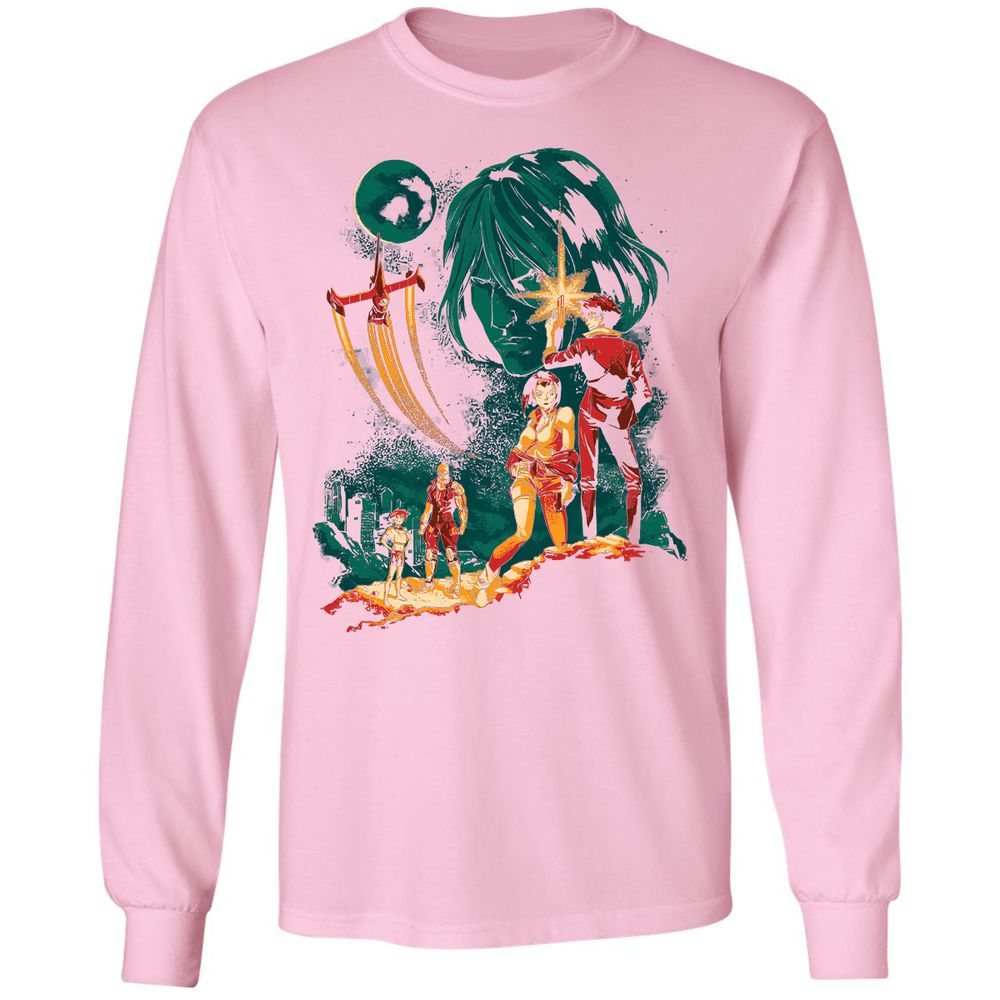 Long Sleeve T-Shirt - SMXCAV4E - Light Pink - 3