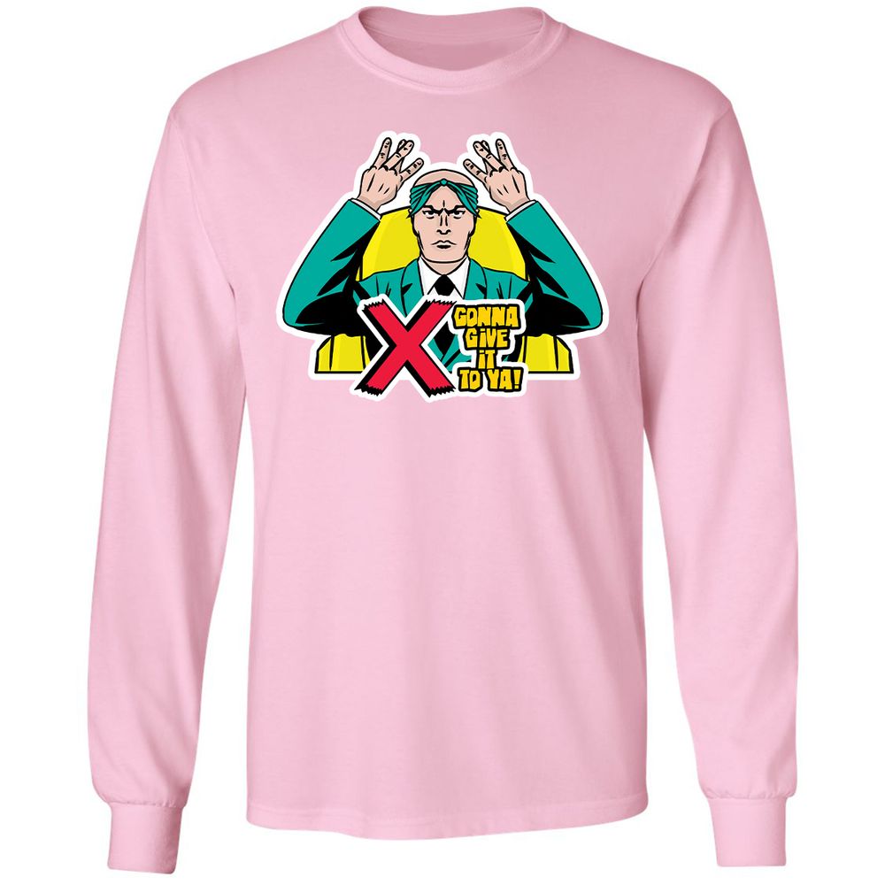 Long Sleeve T-Shirt - F941BANM - Light Pink - 3