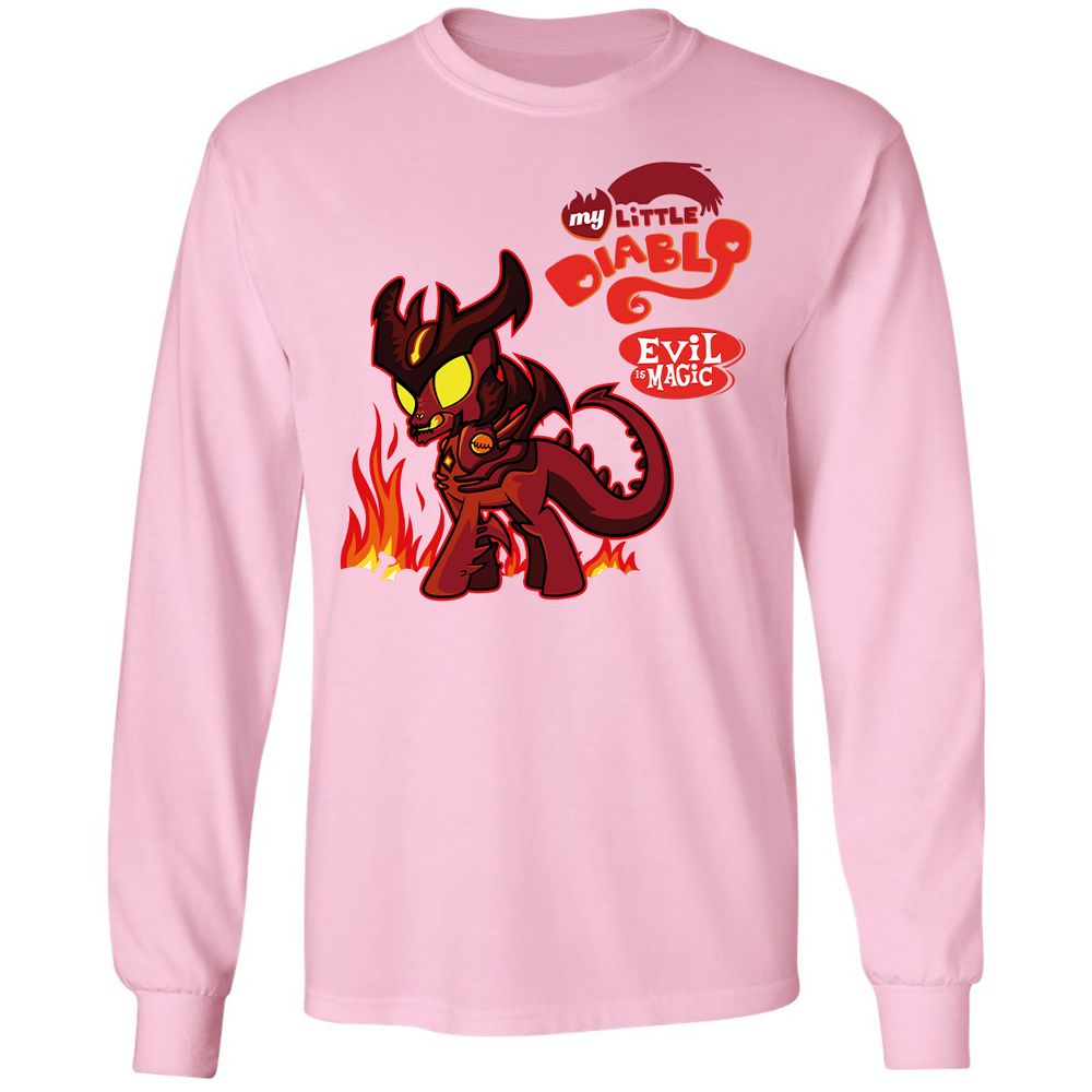 Long Sleeve T-Shirt - HHEWM7HT - Light Pink - 3