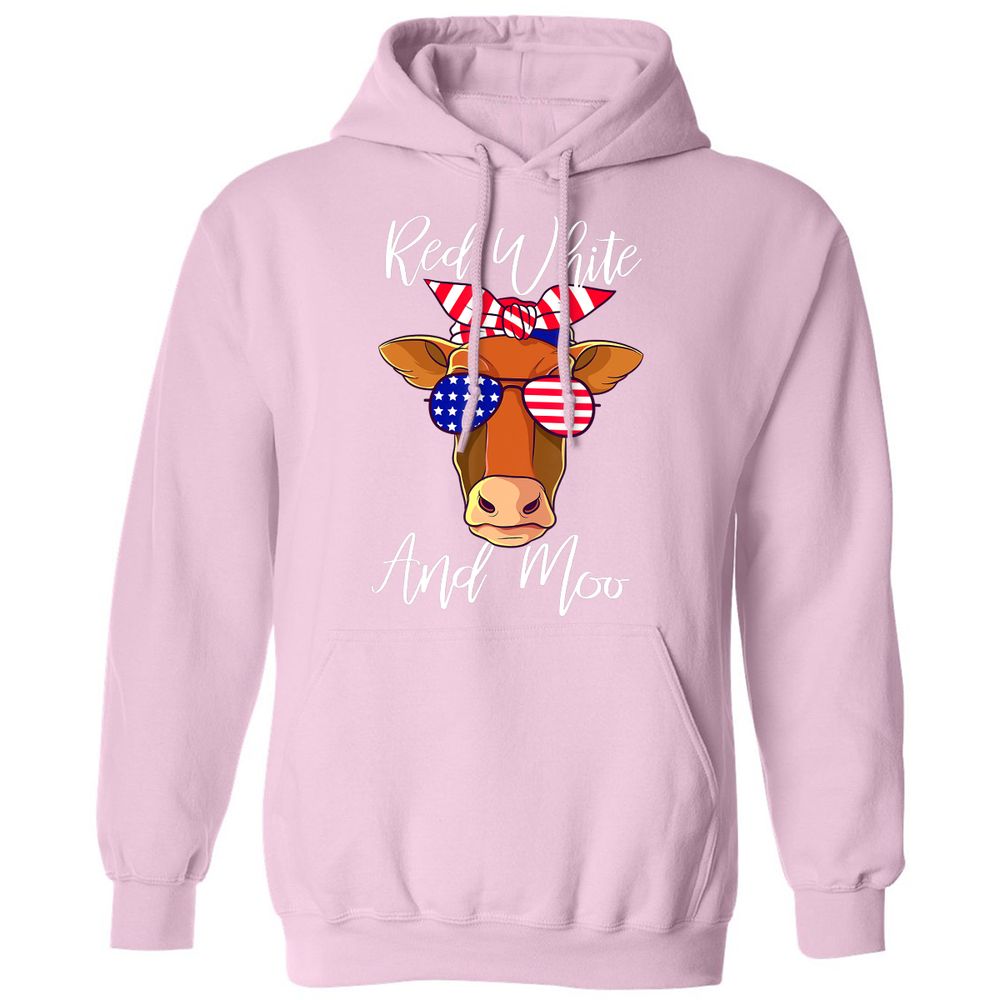 Classic Unisex Hoodie - 5UJSTG36 - Light Pink - 3