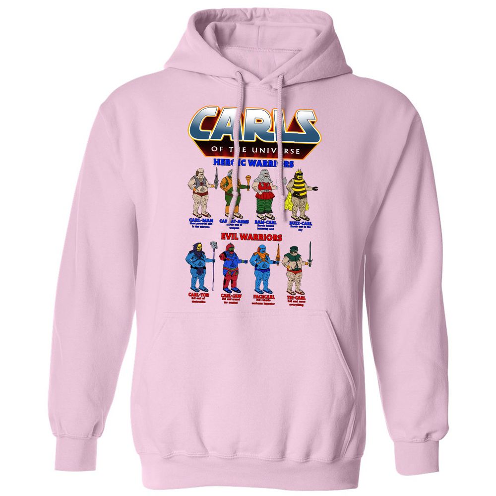 Classic Unisex Hoodie - KQAQHF65 - Light Pink - 3