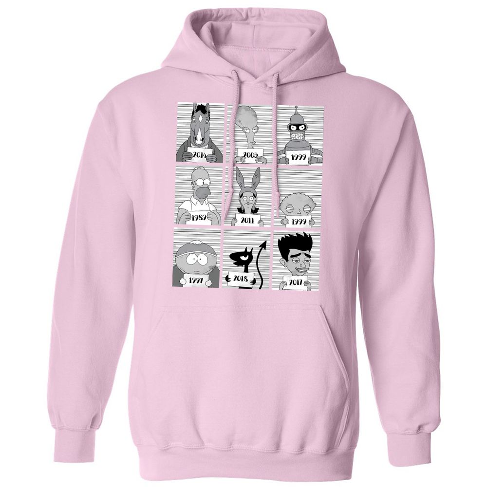 Classic Unisex Hoodie - 1V9ZETH1 - Light Pink - 3