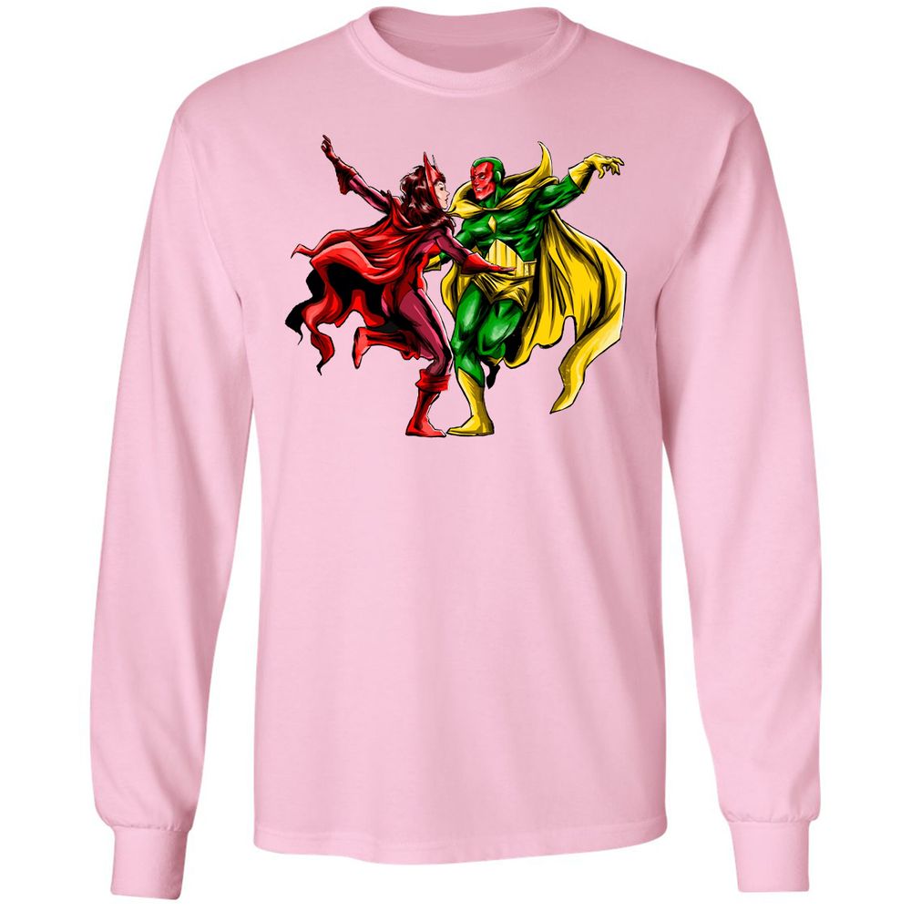 Long Sleeve T-Shirt - CHJVFYWT - Light Pink - 3