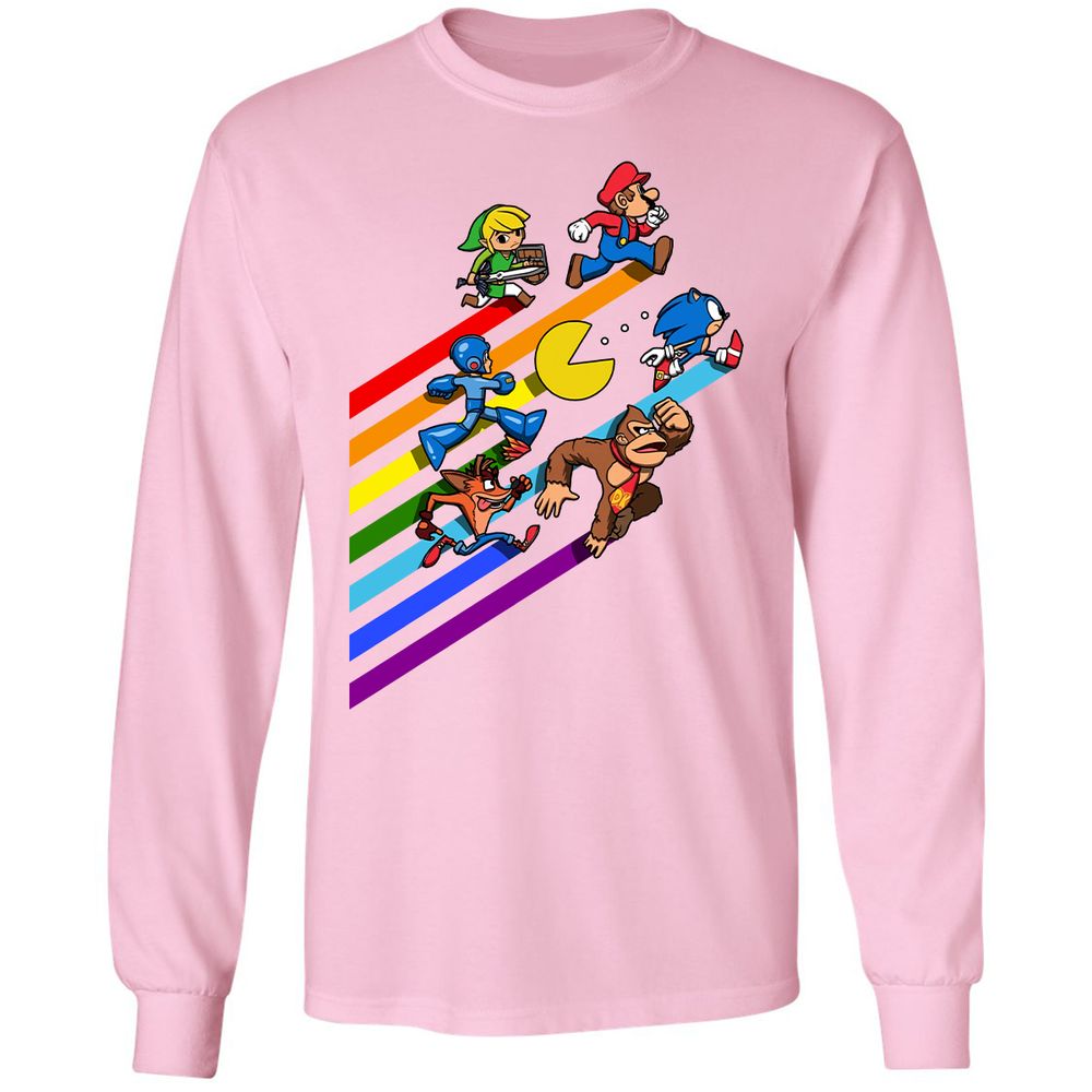 Long Sleeve T-Shirt - R8627NCT - Light Pink - 3