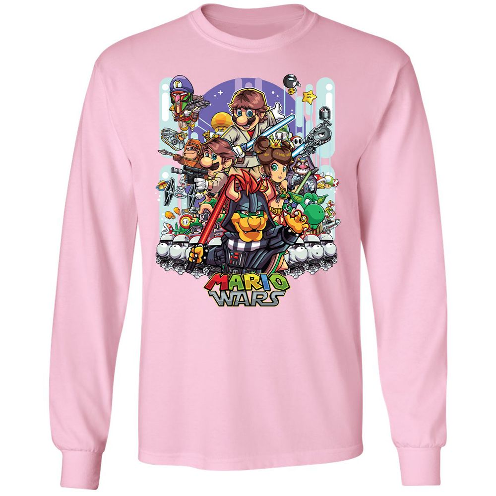 Long Sleeve T-Shirt - LMPEUBS2 - Light Pink - 3