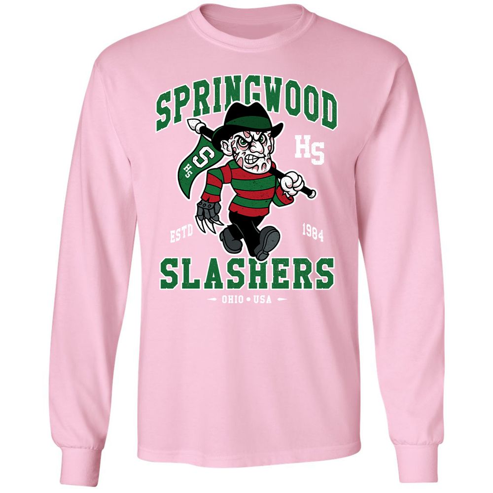 Long Sleeve T-Shirt - NQKVR6YC - Light Pink - 3