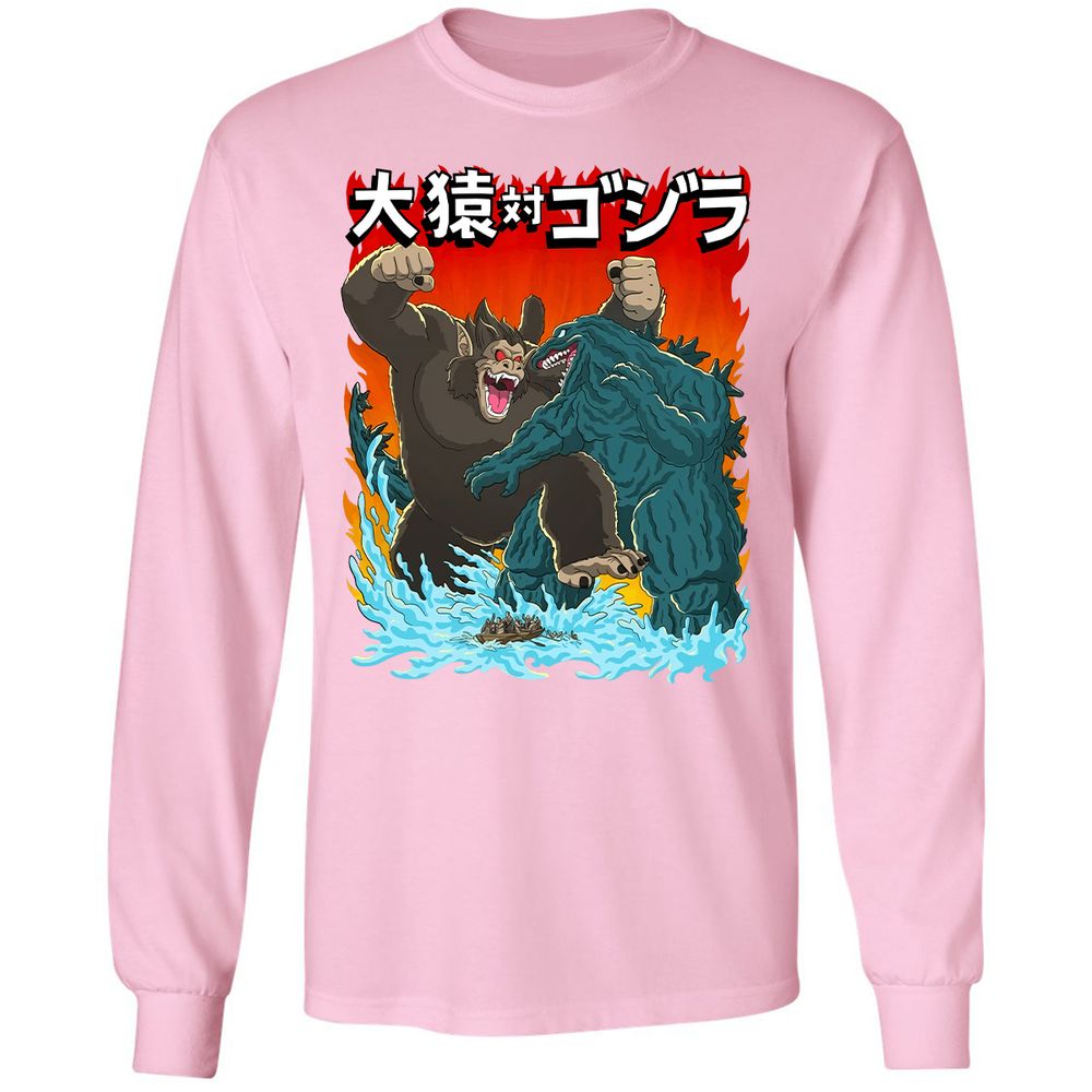 Long Sleeve T-Shirt - BT2KZMQA - Light Pink - 3