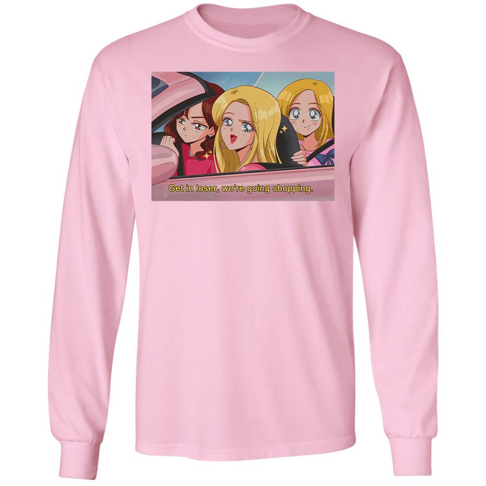 Long Sleeve T-Shirt - 15WY8E5U - Light Pink - 3