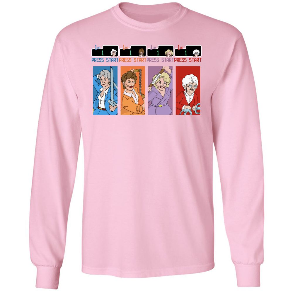 Long Sleeve T-Shirt - BJH3MVRS - Light Pink - 3