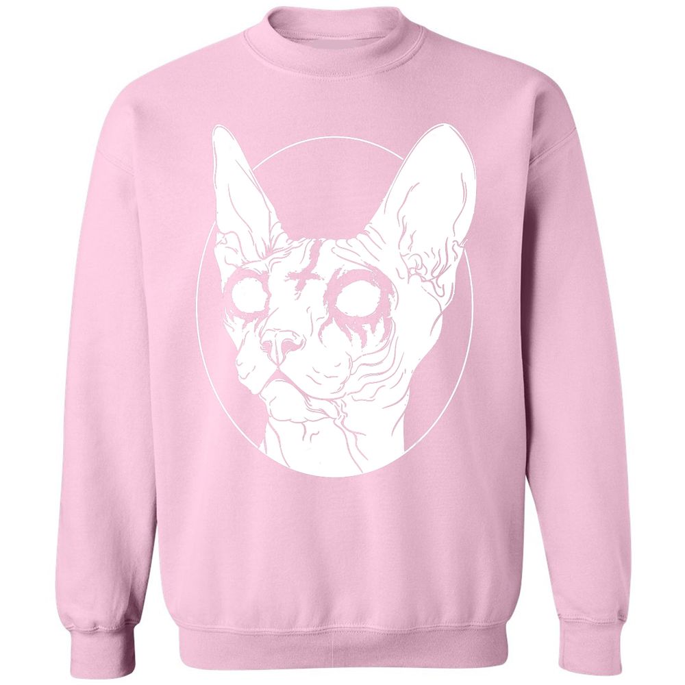 Classic Unisex Sweatshirt - ANJGNWAM - Light Pink - 3