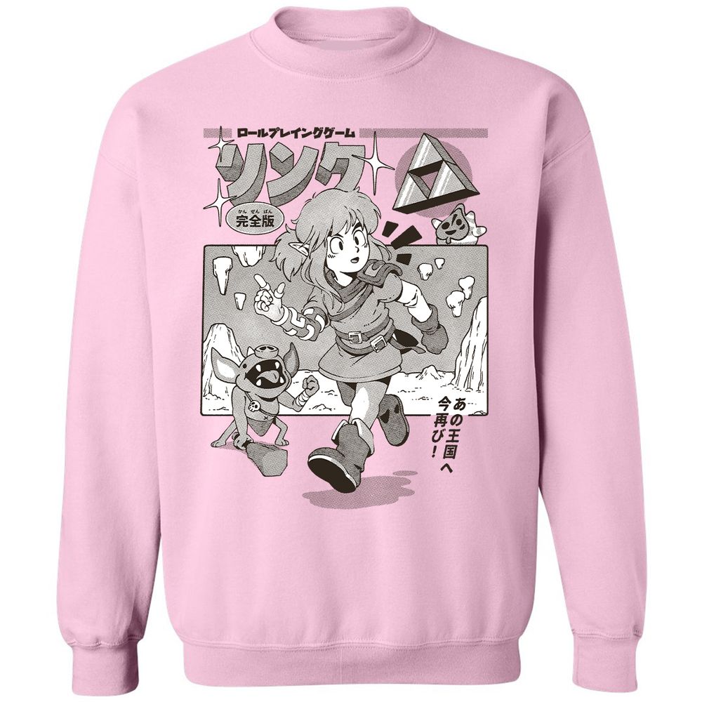 Classic Unisex Sweatshirt - KCG4C6VN - Light Pink - 3