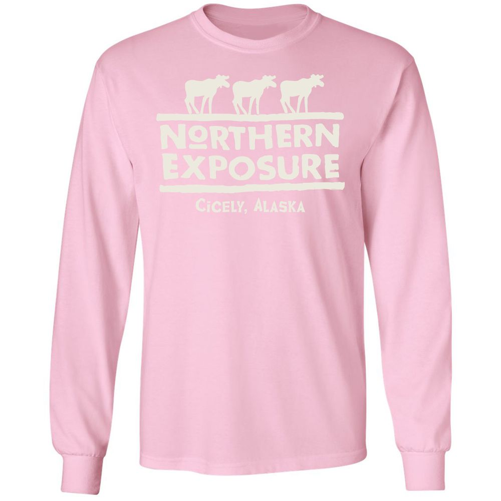 Long Sleeve T-Shirt - 5GCQRB23 - Light Pink - 3