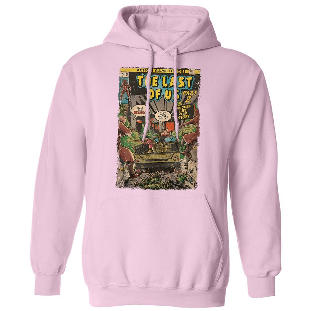 Classic Unisex Hoodie - 5FU7K4D9 - Light Pink - 3