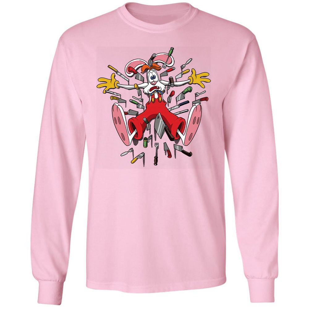 Long Sleeve T-Shirt - LDP4NP7H - Light Pink - 3