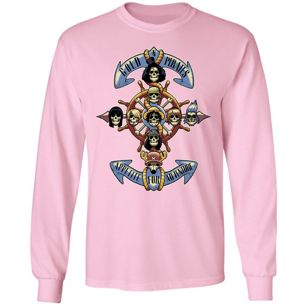 Long Sleeve T-Shirt - ZXNKJ2S2 - Light Pink - 3