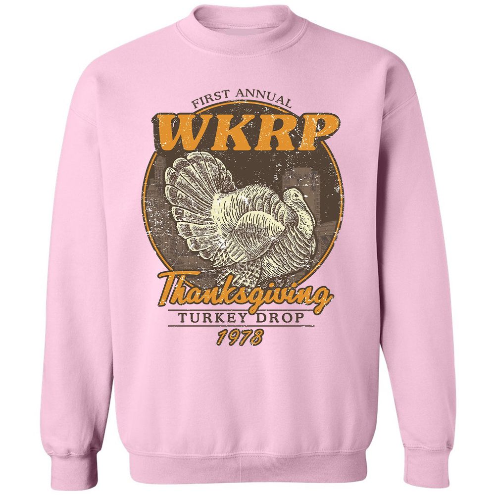 WKRP Turkey Drop - Light Pink - 3