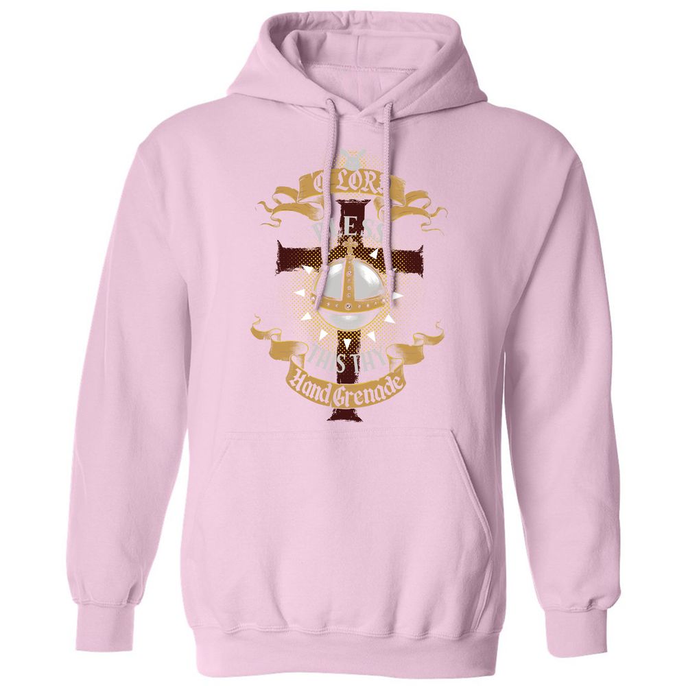 Classic Unisex Hoodie - 9T886BQ7 - Light Pink - 3