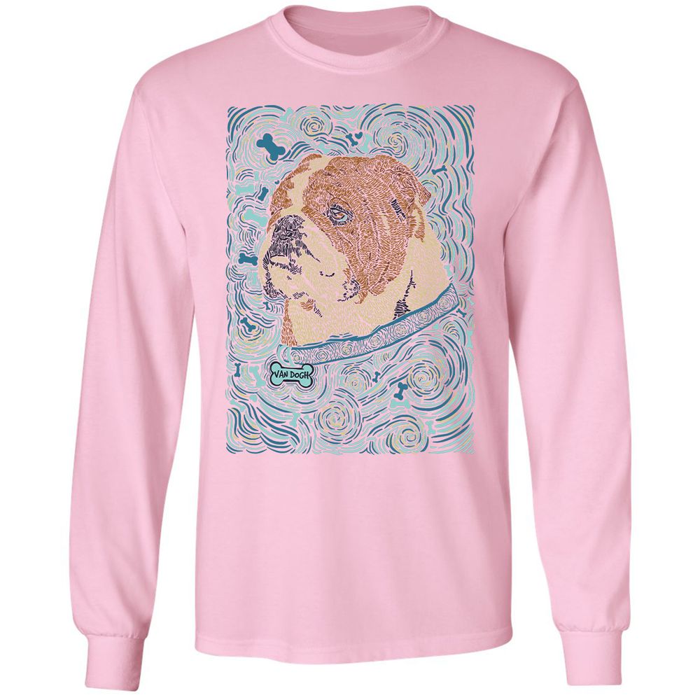 Long Sleeve T-Shirt - HQAHKS11 - Light Pink - 3