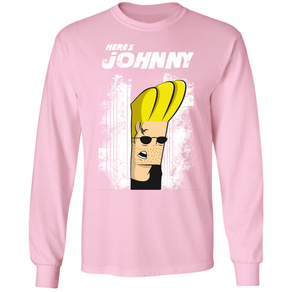 Long Sleeve T-Shirt - K9AWQBVX - Light Pink - 3