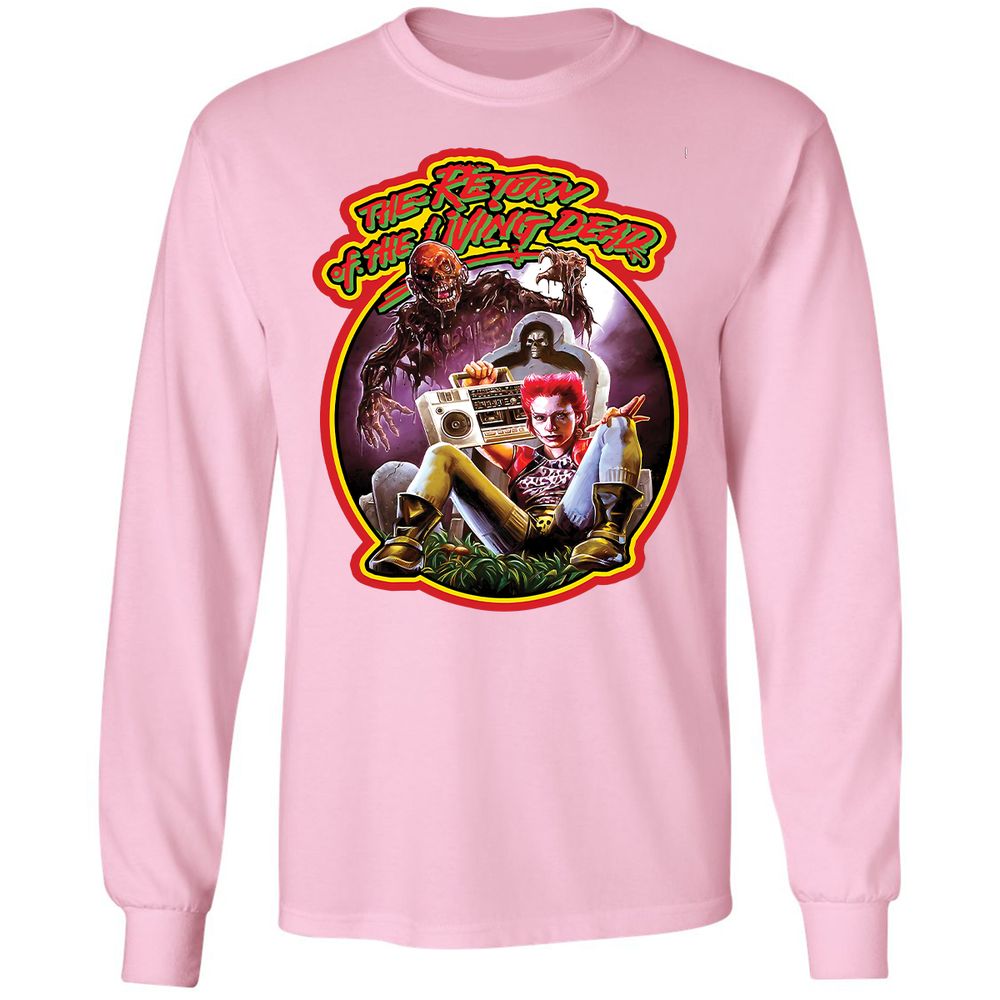 Long Sleeve T-Shirt - Q6SLMM2L - Light Pink - 3