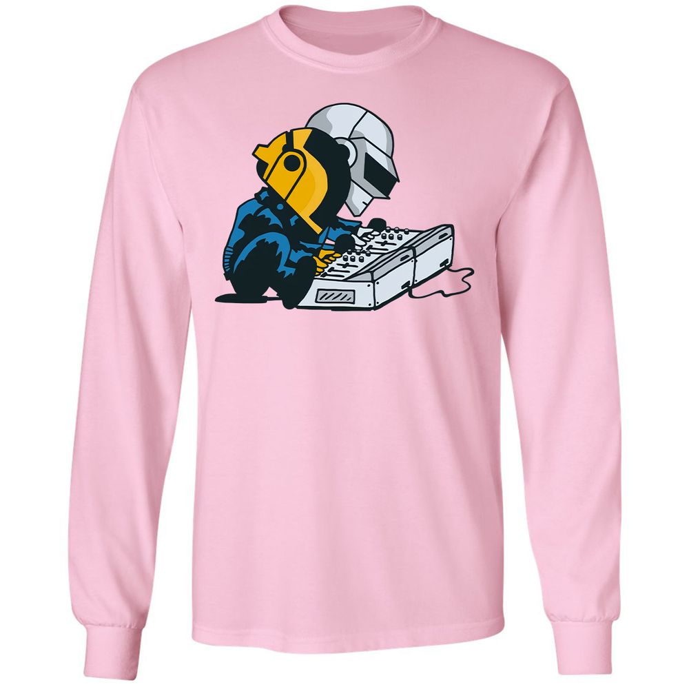 Long Sleeve T-Shirt - 5B8F2DTS - Light Pink - 3