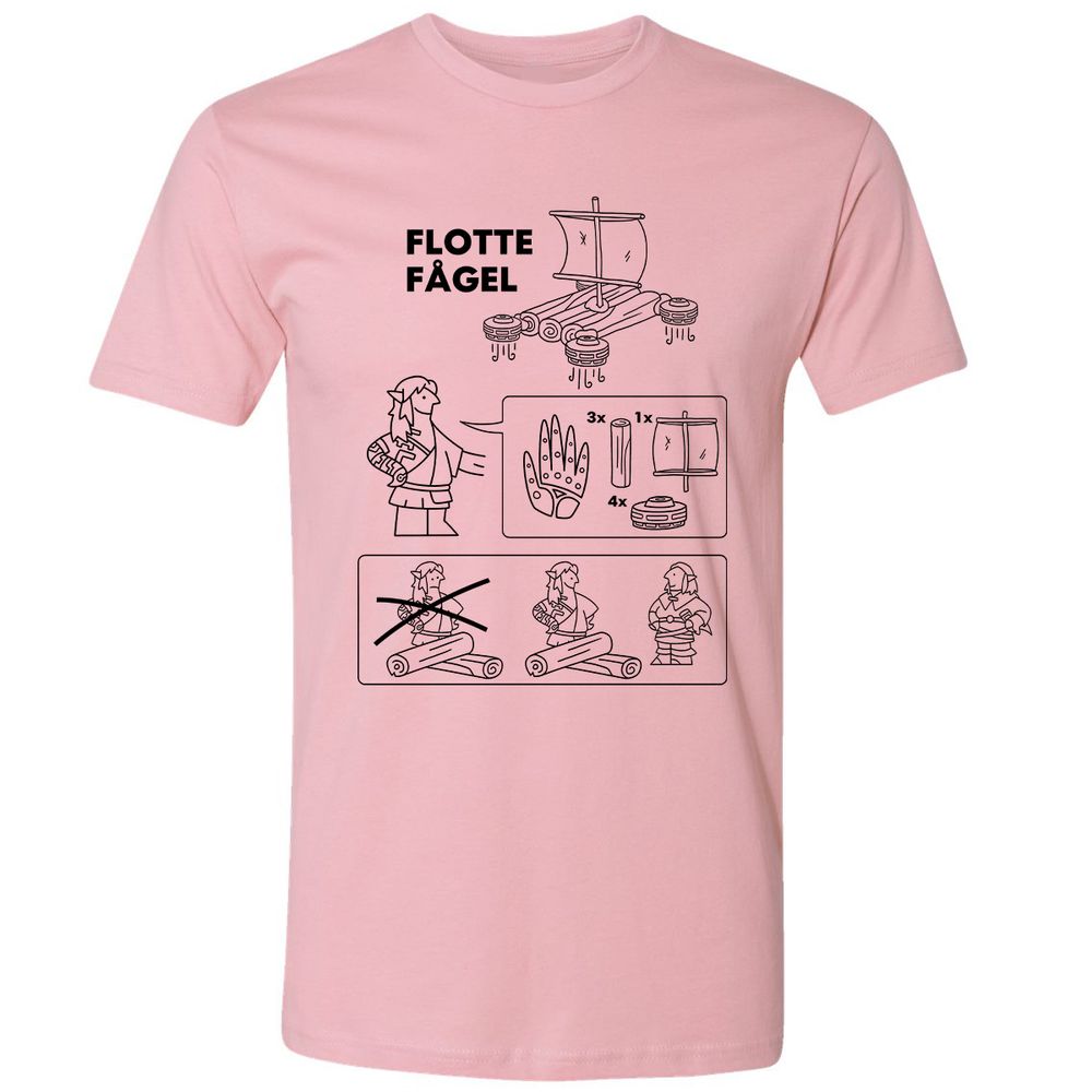 Premium Unisex T-Shirt - GTMHSY72 - Light Pink - 3