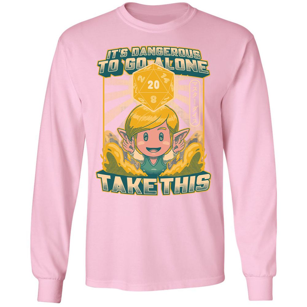 Long Sleeve T-Shirt - E7JPK7L5 - Light Pink - 3