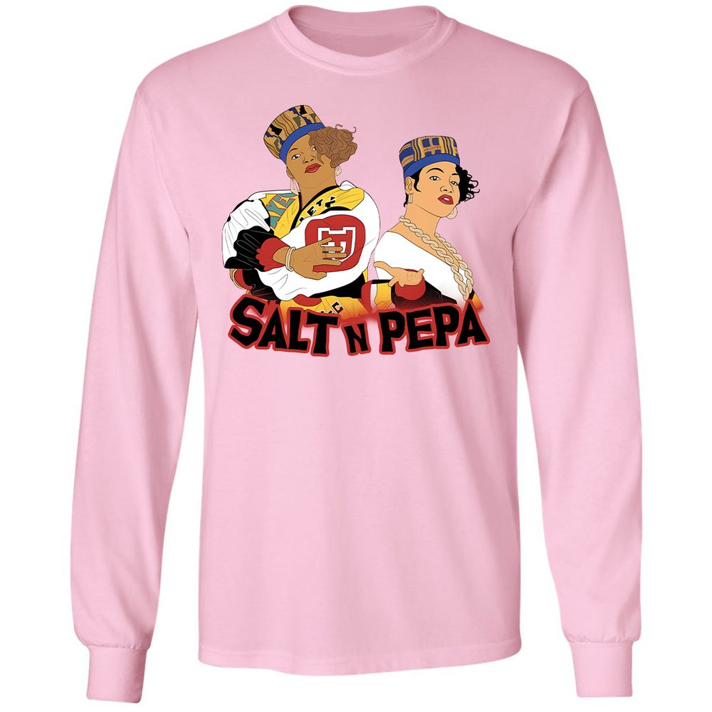Long Sleeve T-Shirt - White - Light Pink - 3