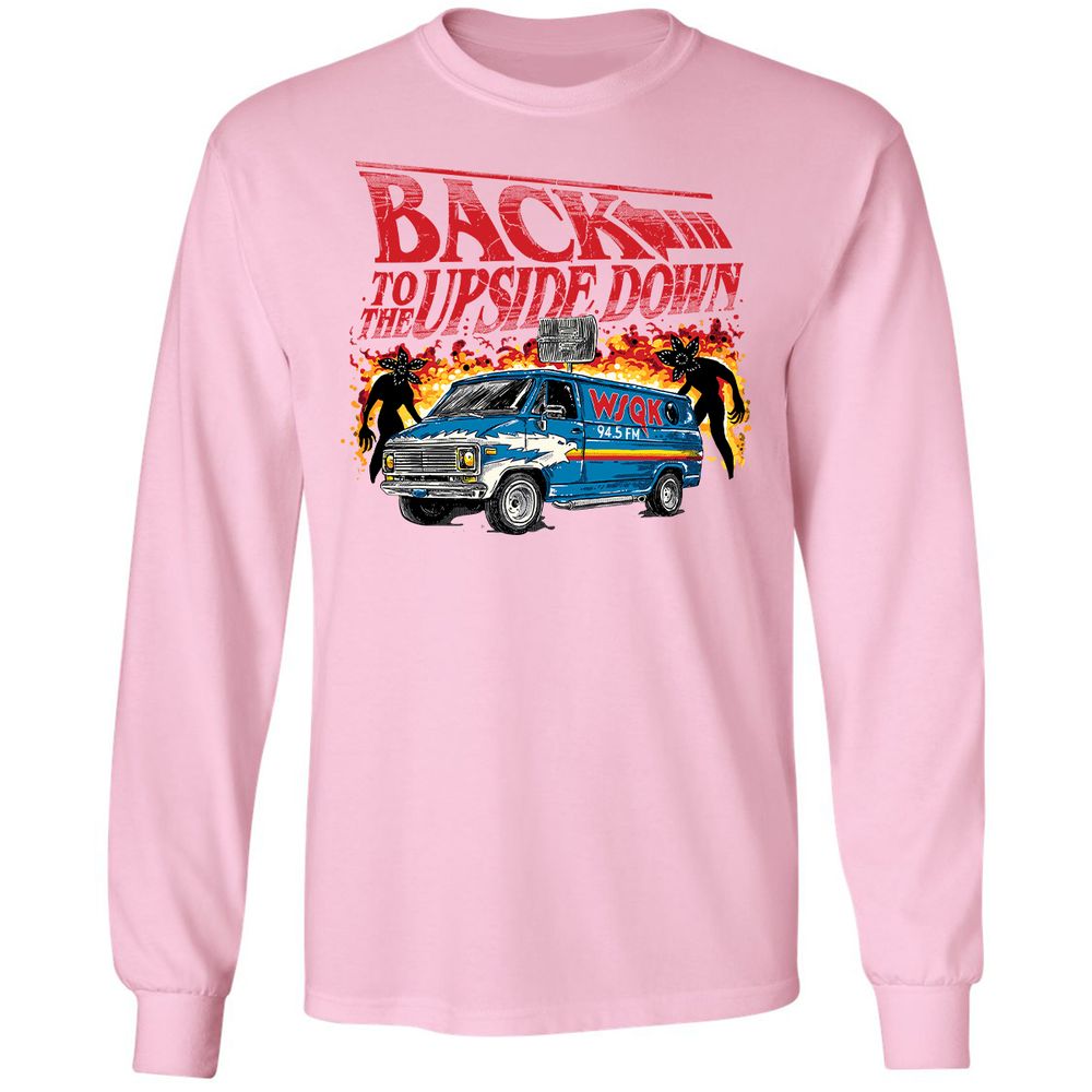 Long Sleeve T-Shirt - 3JUQEYDK - Light Pink - 3