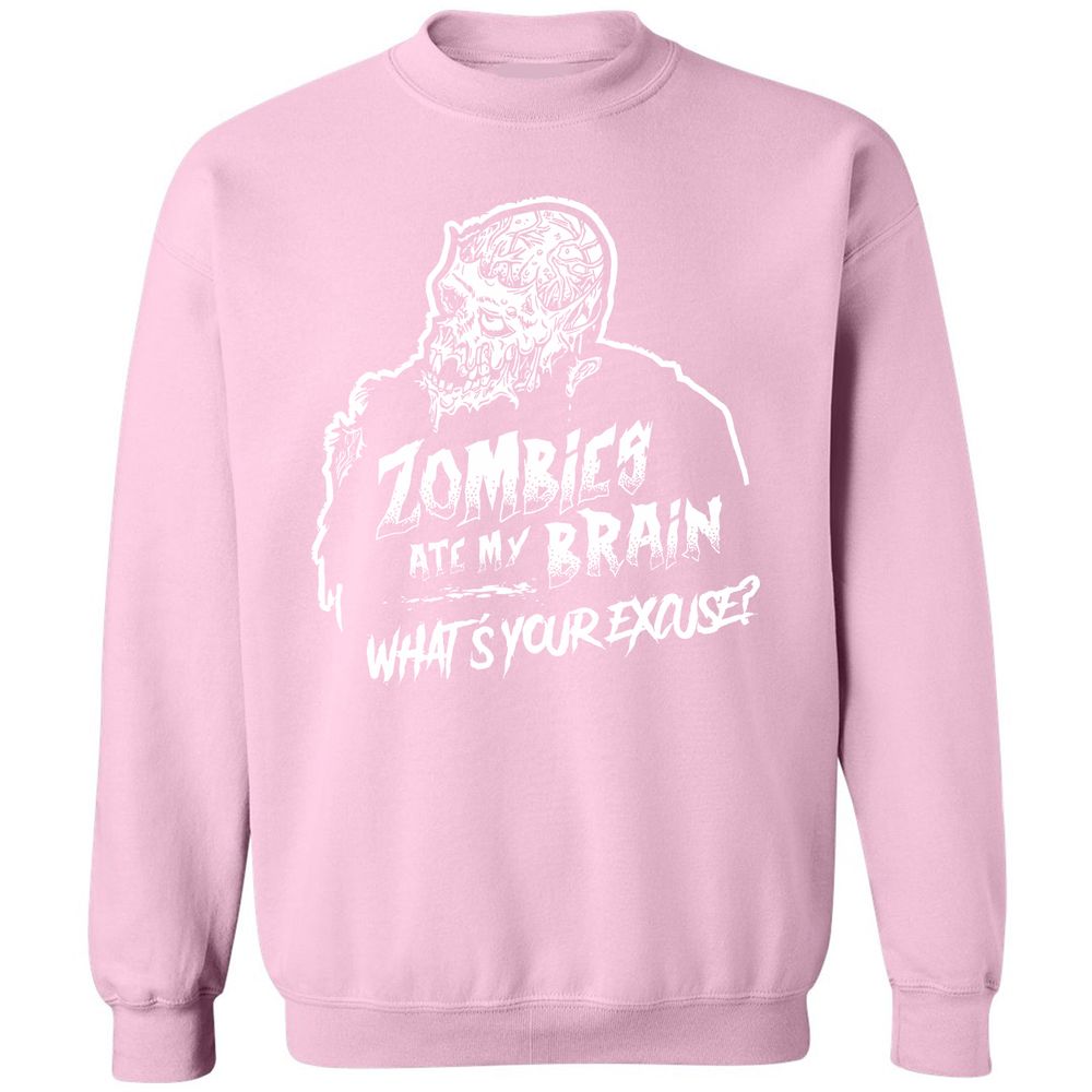 Zombies Ate My Brain - Light Pink - 3