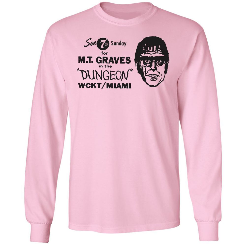 Long Sleeve T-Shirt - SSYYDM65 - Light Pink - 3